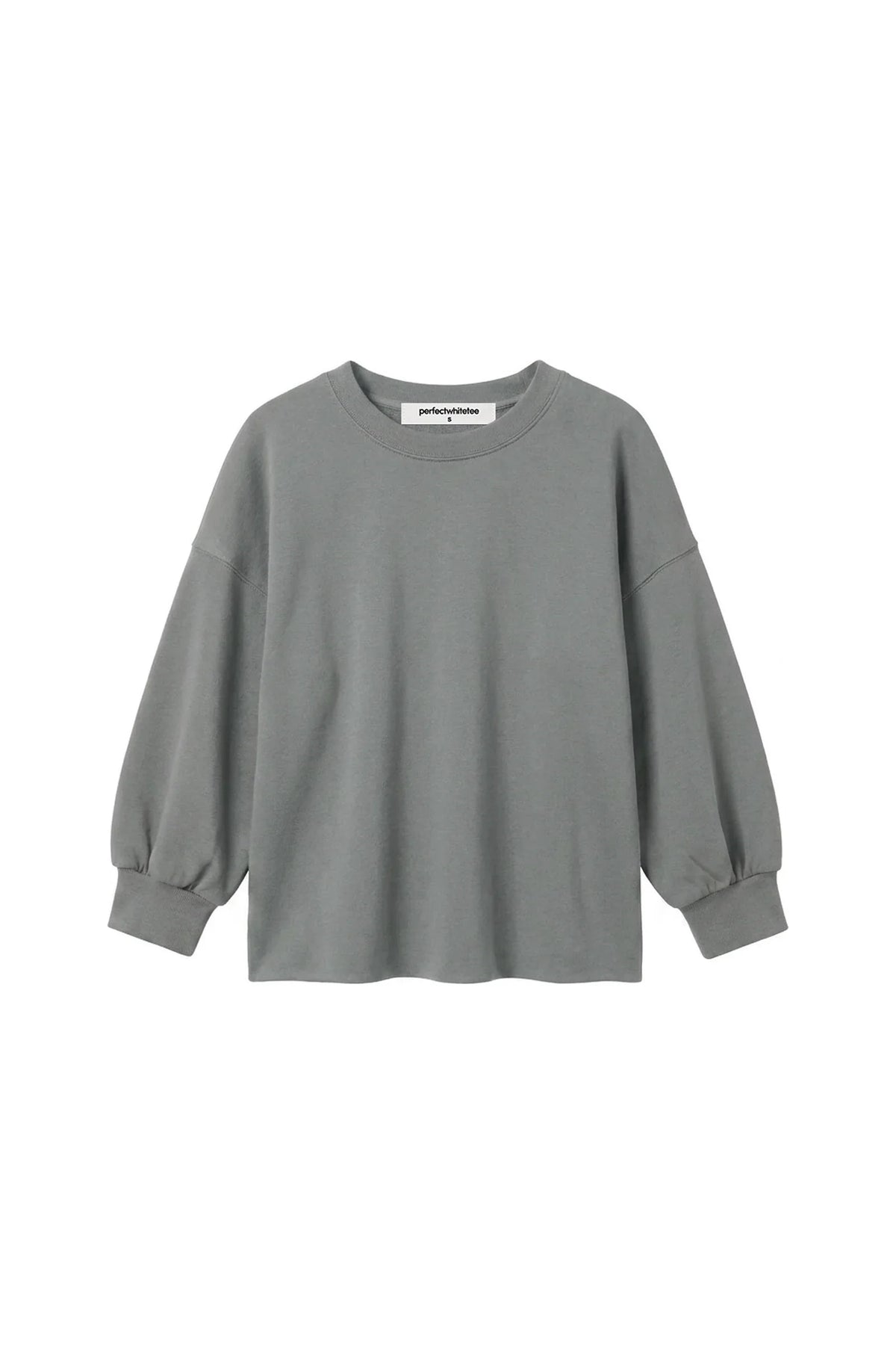 Bubble Sleeve Sweatshirt Griffin Gray