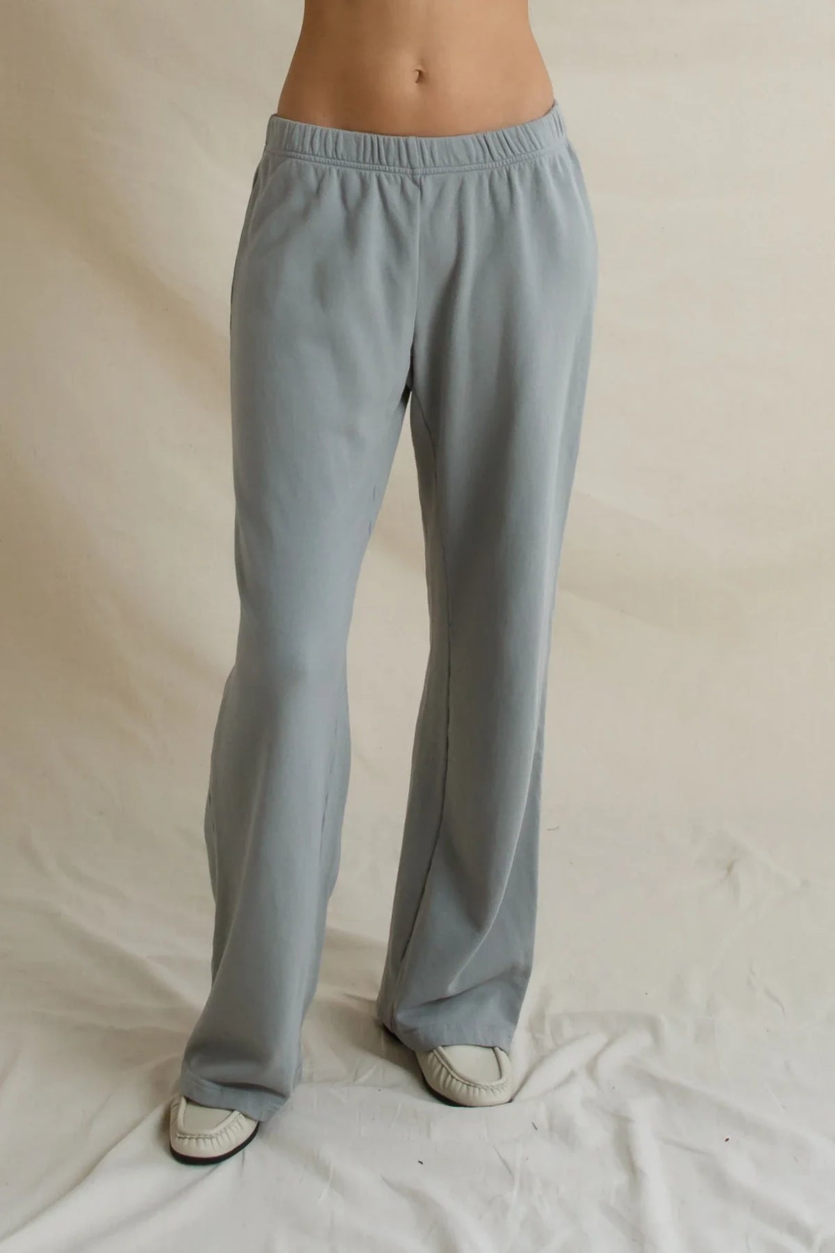 French Terry Easy Pull On Pant Griffin Gray