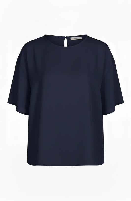 Og Silk Boxy Tee Navy