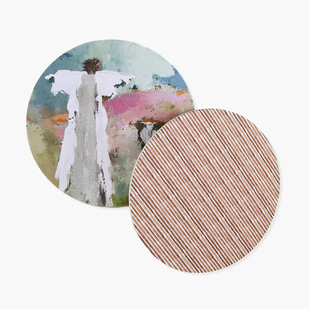 There by Faith Coasters