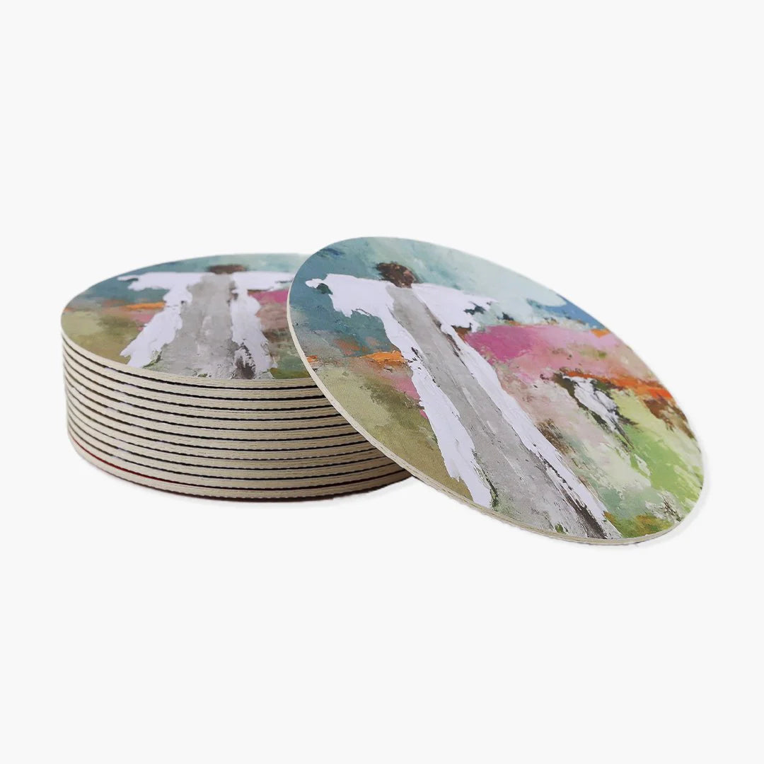 There by Faith Coasters