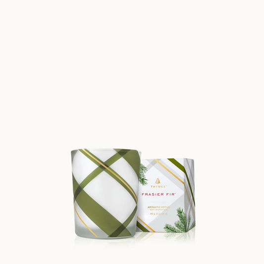 FFr Frosted Plaid 2oz Votive