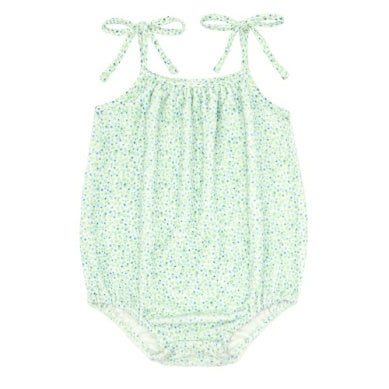 Baby Hibiscus Ditsy Floral Tie Romper