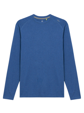 Carrollton Long Sleeve Galactic Blue Heather