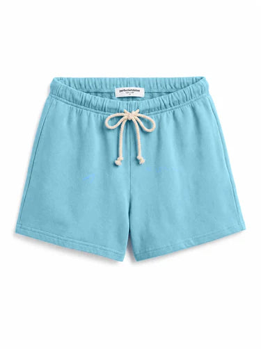French Terry Sweat Shorts Milky Blue