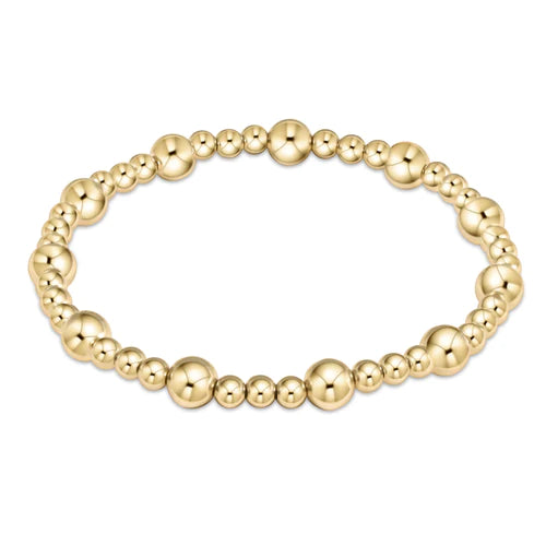 Classic Sincerity Pattern Bracelet Gold