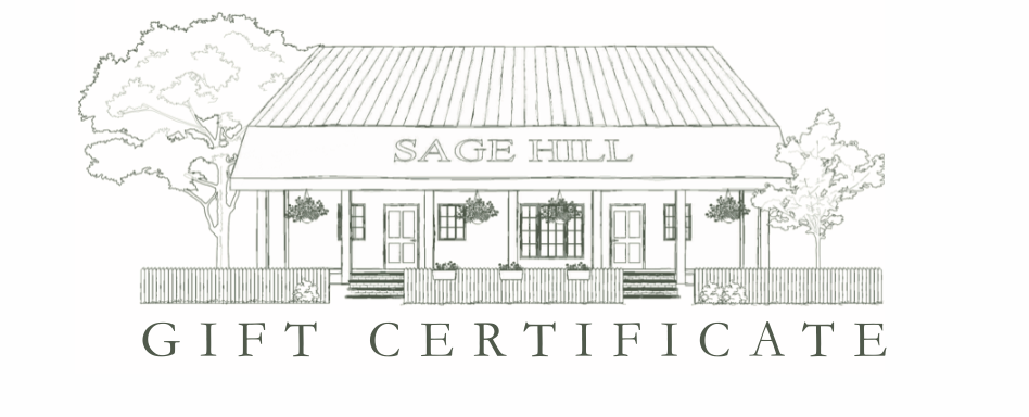 Sage Hill Gift Certificate